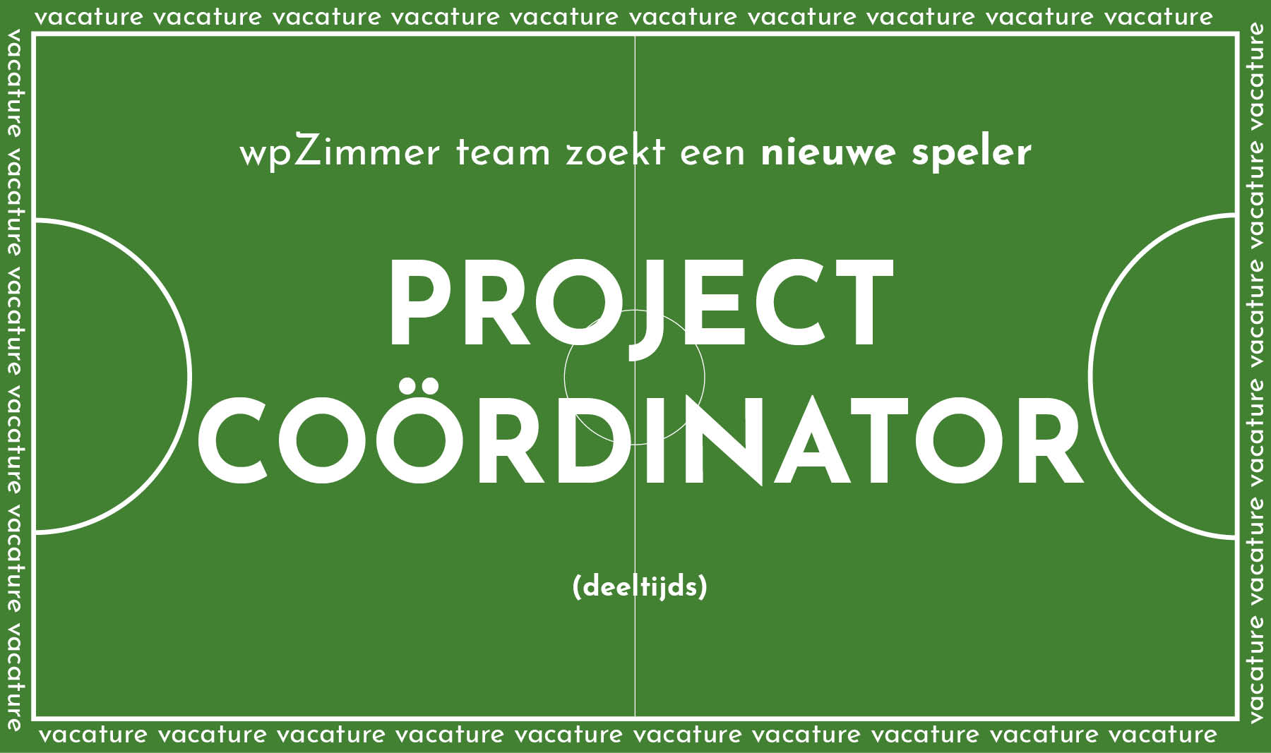 Vacature: Project Coördinator (60%)